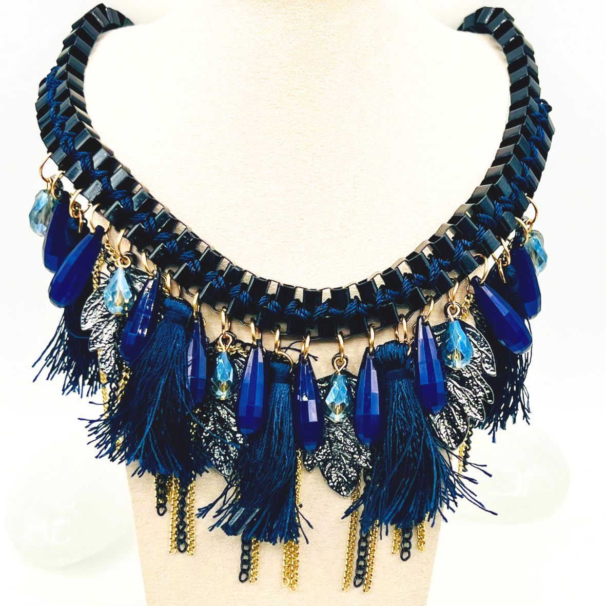 Neferu Dangles Statement Necklace